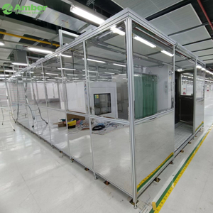 Class 100 Simple Clean Room Modular Clean Booth with Anti-static Curtain