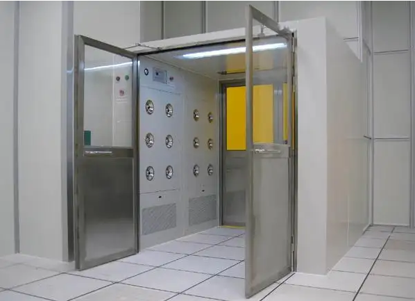 Double Door Interlocked Air Shower Room, To Prevent Cross Contamination of Clean Room Entrances First Choice