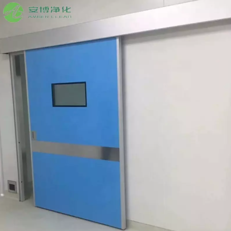 Sound Insulation Fireproof Airtight Automatic Cleanroom Door with Door Window