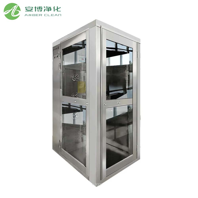 25m/s Air Speed L Corner Type Stainless Steel Cleanroom Air Shower Unit