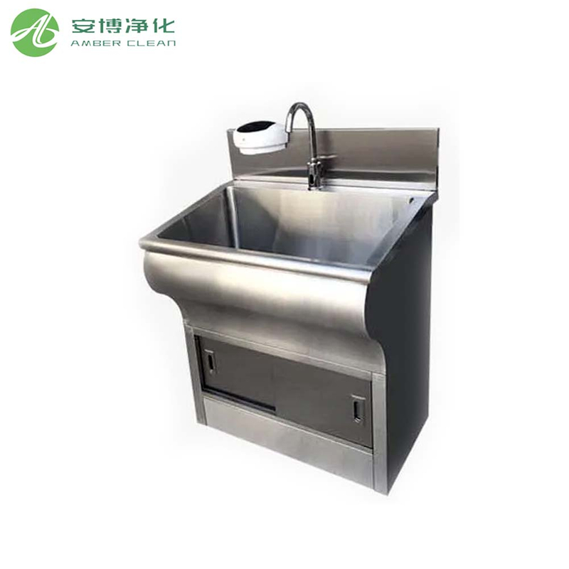Automatic Sensor Contactless Double Stainless Steel Sink for Cleanrooom