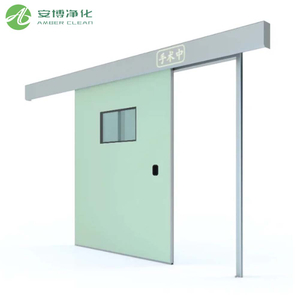 Foot Control Fire-resistant Cleanroom Automatic Sliding Door 