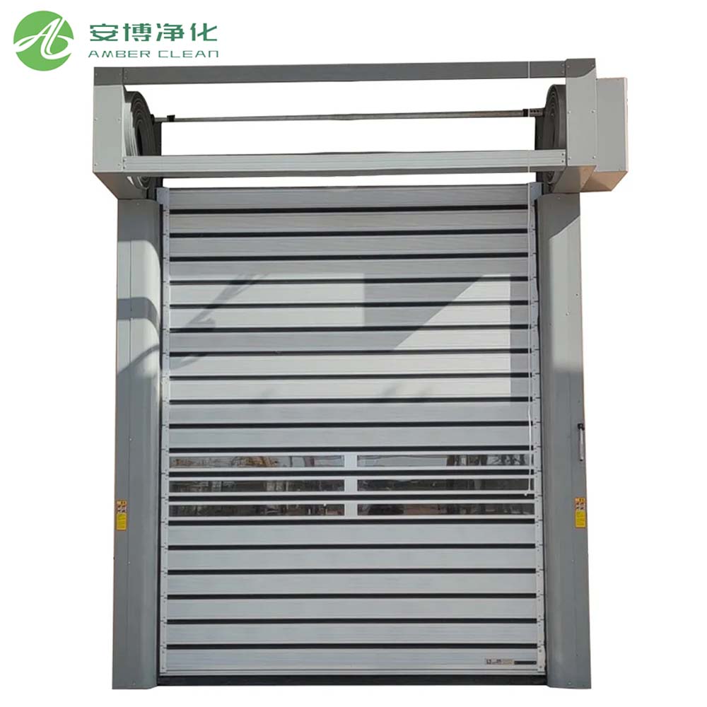 AMBER Customizable Industrial-Grade Steel Electric Roller Shutter Doors