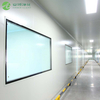 Flexible Installation 5mm Tempered Silkscreen Double Glass Clean Room Windows 