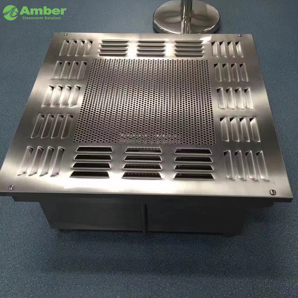 AMBER Zero Leakage U15 Filter Liquid Seal HEPA Box for GMP Clean Room