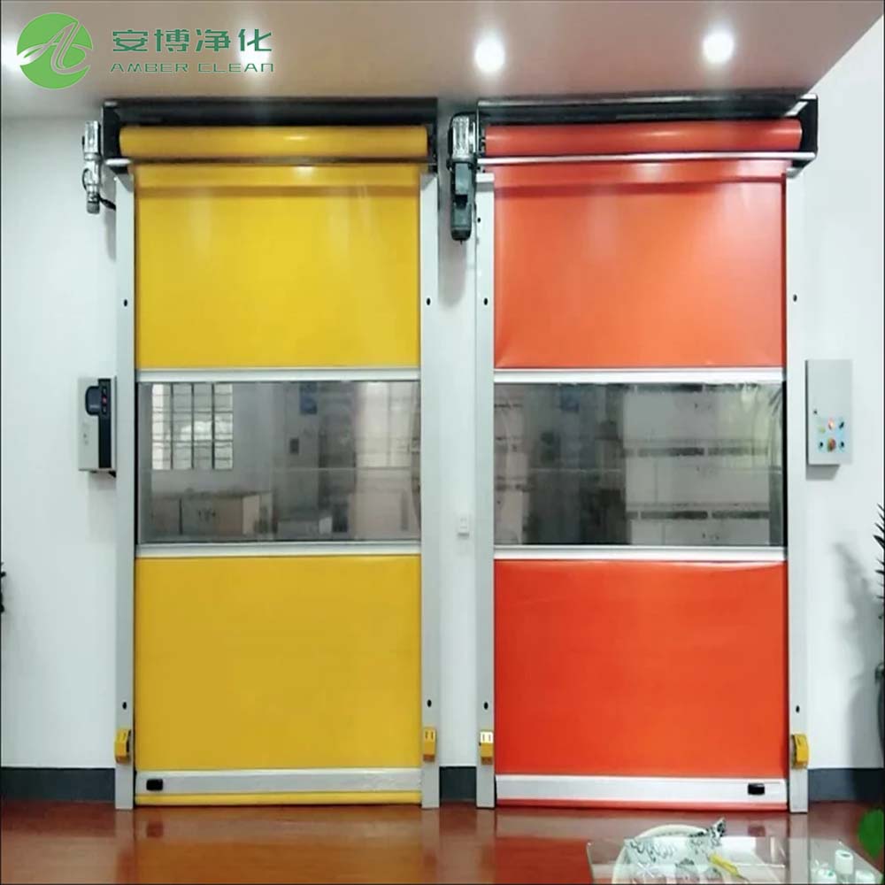 Custom Color Remote Control Double Track Fire Rolling Door