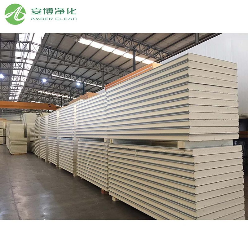 Quick Installation Class B1 Fire Protection Pir Insulation Panels for CLeanroom