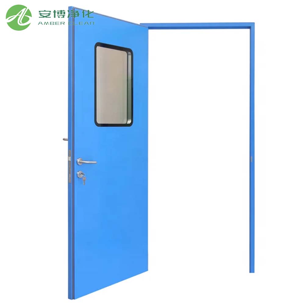 Hand-Push Steel Cleanroom Door for Hospital/laboratory